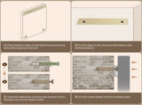 Bathroom Vanity Mirror for Over Sink 40" 32" Rectangle Gold Mirror with Round Corner for Bedroom T3177P296181