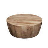 29.53" Medieval MDF coffee table and 2 PU dining chair set, drum integrated dining table and black 00738042