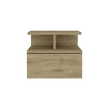 Floating Nightstand Flopini, One Drawer, Macadamia Finish B092123164
