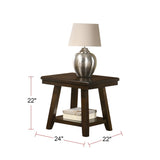 Rectangular End Table In Dark Espresso SR016382