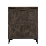 Shoe Cabinet with 2 Flip Drawers& Open Shelves,Modern Entryway Shoe Storage Cabinet, SlimNarrow W679P154753