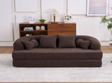 2-in-1 Foldable Sofa Bed,70 Inch Folding Boneless Couch Convertible Compressed Sleeper Sofabed, 4 W2231P466739