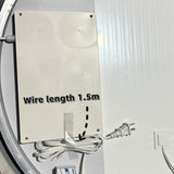 32'' LED Round LED Bathroom Mirror with Lights-Wall Mount Vanity, Anti-Fog, 3 Color Temperature W2709P242511