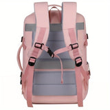 Women's Large Capacity Backpack with USB Charger and Shoe Pocket, Flight-Approved for Easy Travel. 88634243