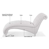 Tufted Armless Chaise Lounge W68056671