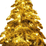 ZUN 7.5ft Artificial Christmas Tree with 400 LED Lights and 1050 Bendable Branches, Christmas Tree PX307763AAK