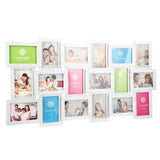 18 Pictures Frames Collage for Photos in 4" x 6" Glass Protection Display Wall Mounting Gallery Home 79719624