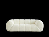 Chenille Pure Foam Sofa, Quilted Cloud Sofa, Deep-Seat Chenille Pure Foam Sofa, Comfortable W834P442225
