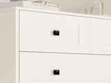 Chest Of Drawer with 5 drawers white color farm door W2139P241084