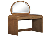 39" Makeup Vanity Table with Mirror Touch Screen Lighted Mirror, Dressing Table with Drawer for N704P196658P