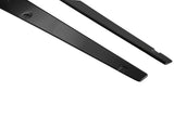 2x Black Side Skirt Extension Set fit for Corvette C8 2020-2024 Body Panel ABS 23629824