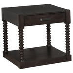 ZUN Coffee Bean 1-Drawer End Table B062P153667