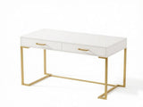 39" Wooden Computer Desk with Drawers, Modern Writing & Study Desk 48802595