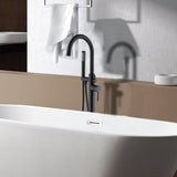 Freestanding Bathtub Faucet with Hand Shower W1533125166