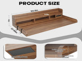 2-Tier Washer and Dryer Countertop with Power Outlet, 54" W x 27.5" D Large Laundry Countertop for W2641P446839