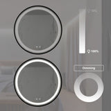 32inch Bathroom Led Classy Vanity Mirror with focused backplane,Black aluminum alloy frame,High W1992P210849