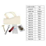 Tool Chest, 5-Drawer Rolling Tool Storage Cabinet with Detachable Top Tool Box, Liner, Universal 86900477