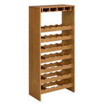 ZUN Oak 7-tier Wine Rack B062P184585