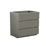 ZUN Alice-36F-102,Floor cabinet WITHOUT basin, Gray color, With three drawers, Pre-assembled W1865107752