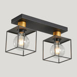 ZUN Kimbler 2-Semi Flush Mount Kitchen Pendent Light[No Bulb][Unable to ship on weekends, please place 96808961