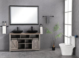 60 x6 Inch LED Bathroom Mirror with Aluminum Frame, Wall Mounted Vanity Mirror, Anti-Fog, Memory, W2287P279095