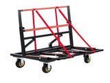 Folding Drywall Dolly with 4X6" Casters, 2000 LBS Load Capacity, Expandable Deck and Back Frame, W2019P481341