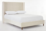 Peyton Upholstered Queen Bed / 54" High Headboard / Traditional Hand Buttoned Tufting / Nailhead B083P152026