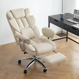 Office Chair, Big and Tall Executive Office Chair with Footrest, Leather Computer Chair, Ergonomic W2367P212099