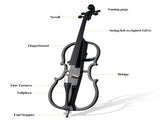 Full Size 4/4 Electric Style Cello with Case Bow Rosin Earphone Connecting line 82205061
