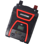 ZUN 2000 Watts Power Inverter Modified Sine Wave Car LED Display , Portable AC Power Emergencies, Job W465P193475