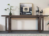 59" Narrow Console Table - MDF Entryway Sofa Table for Hallway, Living Room, Foyer with Space-Saving W3137P295257