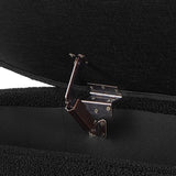 Modern Oval Storage Ottoman Bench, Upholstered Boucle Teddy Fabric of Bed Bench with Storage, W2186P193117