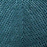 Kenli Modern Corduroy Polyester 3 Foot Bean Bag Chair, Dark Teal N778P185638D