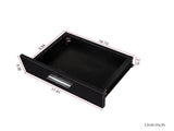Black modern simple hair desk, multi-layer storage, large storage space W33163005