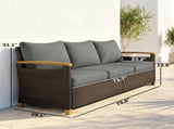 Rattan Wicker Sofa 76939616