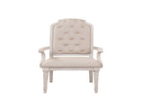 Wynsor Antique White Finish Arm Chair B2726P457134