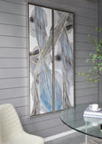 Set of 2 Elongated Modern Abstract Oil Paintings, Wall Art for Living Room Dining Room Bedroom W2078130303
