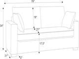 Coastal Haven Corduroy Sofa B343P331899