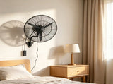 24 in Wall Mount Fan, 3-Speed Mechanical Control, Powerful Long Airflow, for Garage, Workshop & 55474743