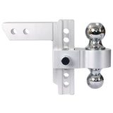Alu Adjustable Trailer Drop Hitch,2inch receiver,6 inch adjustable W46537190