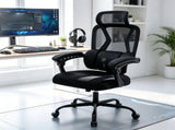 Ergonomic Mesh Office Chair with Adjustable Headrest & Lumbar Support, 90&deg-135&deg Reclining 55027118