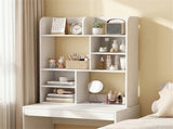 23.5931.5 Inch Vertical Desktop Storage Shelf Sturdy MDF Desk Hutch for Books Decor 35760655