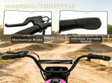 Pink 24V 350W Kids Dirt Bike Electric Motorized, 15 MPH Top Speed, Twist Grip Throttle 12266567
