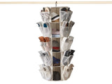 Canvas Carousel Hanging Closet Organizer, 5-Tier/40-Pocket 82825967
