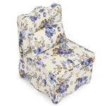 ZUN Flannel single dining chair with soft seat cushion and backrest, no armrests, matching pillow can be W487P221666