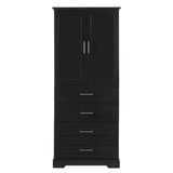 72.2'' Tall Freestanding Bathroom Cabinet with 3 Drawers , Adjustable N729P296769B