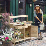 Garden Work BenchOpen Shelf Storage 86115949