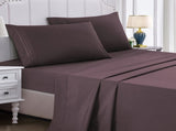 Bed Sheets 4-Piece Set OEKO-TEX Certified Bedding with Fitted Sheet, Flat Sheet & Pillowcases 06601222
