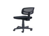 Mesh Task Chair with Plush Padded Seat, Teens and Adult, Black/Black 84527947