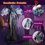 6 'Halloween decorations with poseable wings and arms 67828177